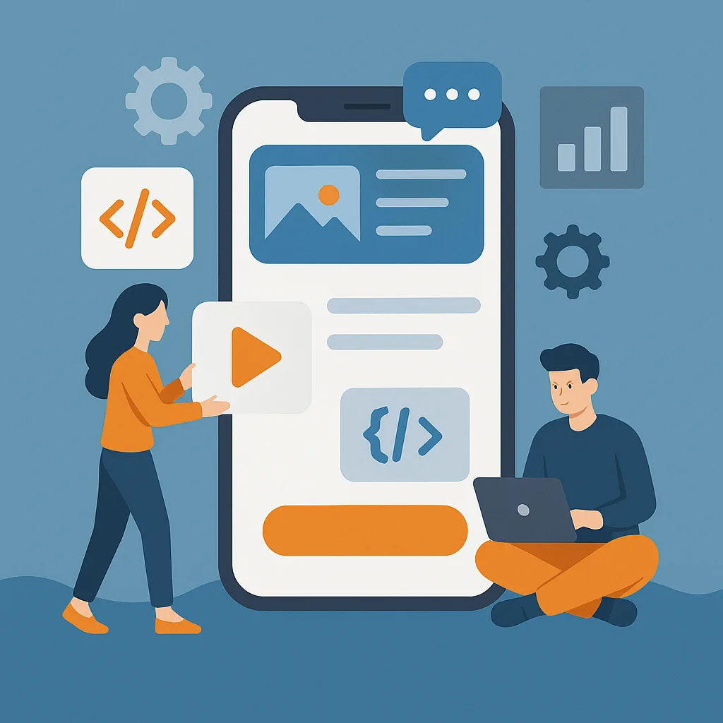 Mobile App Development Mockup